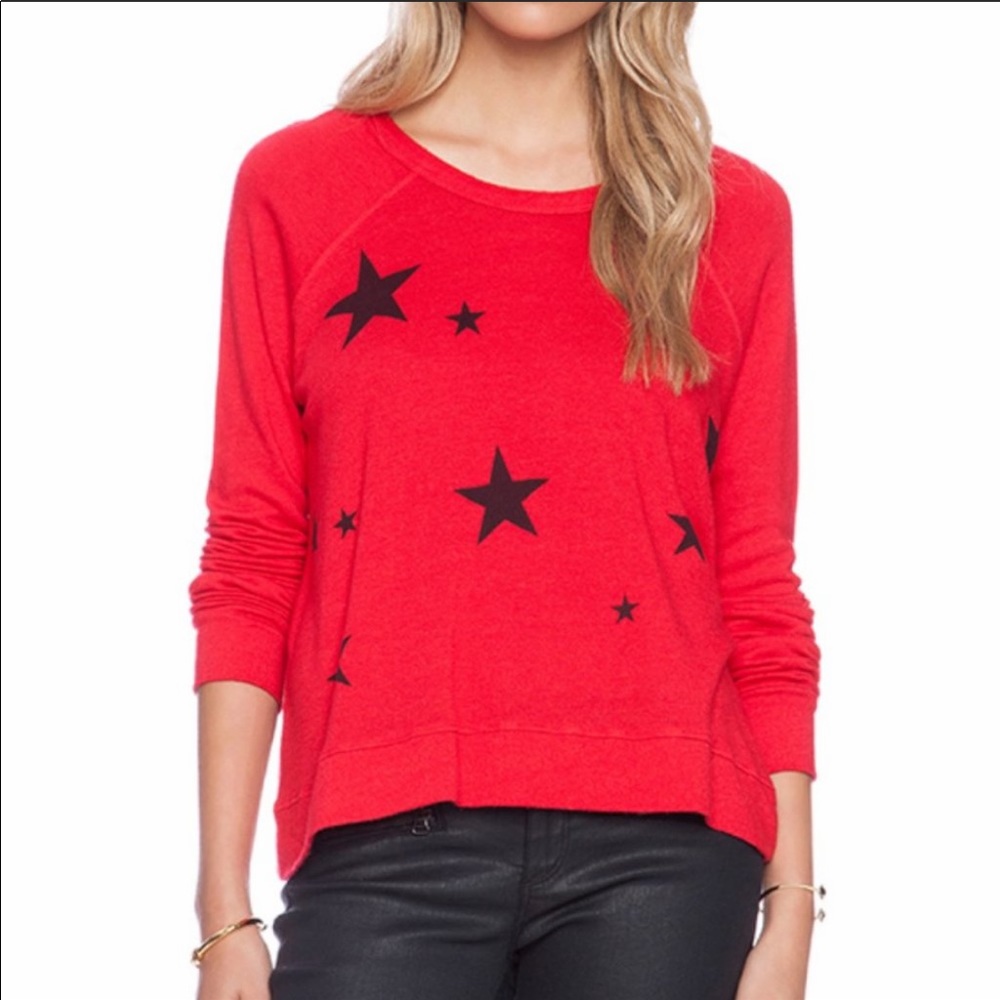 Sundry Revolve Oversized Star Sweatshirt Top XL - Picture 4 of 10